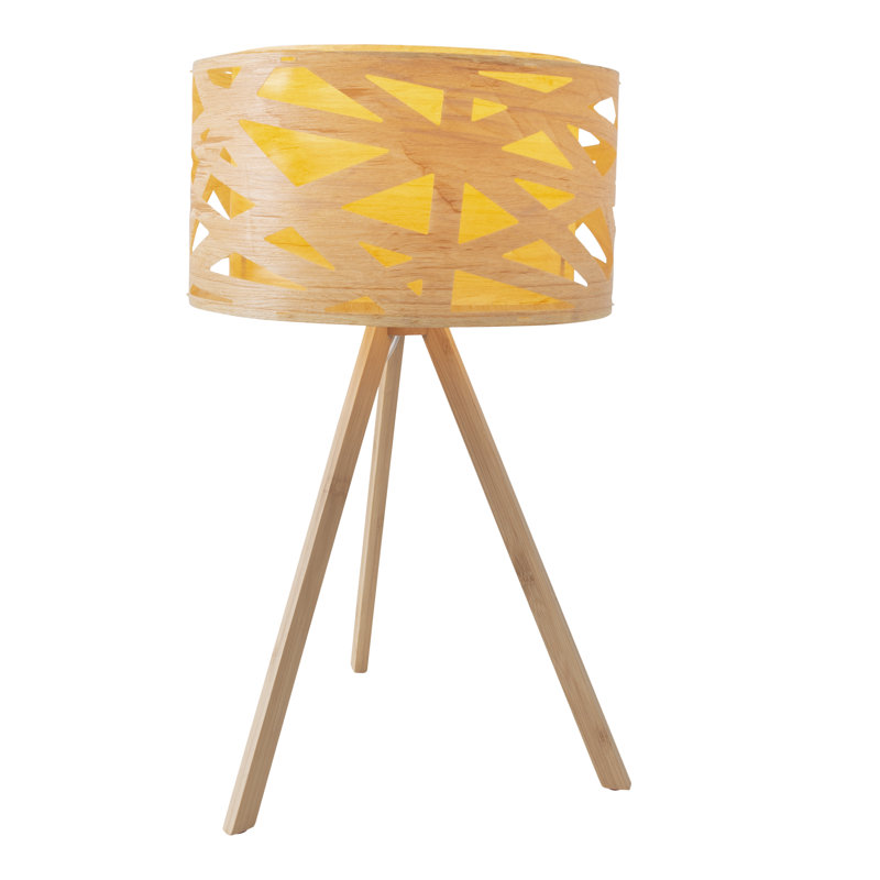 Stroud Solid Wood Tripod Lamp