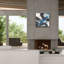 «Blue Brushy Abstract 1 C» par Danhui Nai, art mural sur toile-624890410