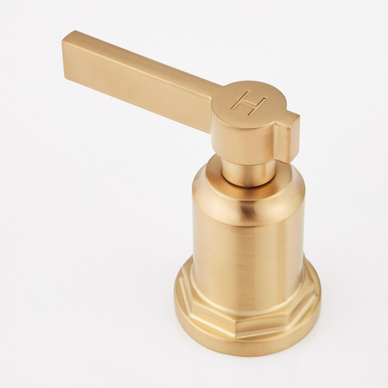 Greyfield Deck Mounted Roman Tub Filler Faucet - less Valve, Brushed Gold