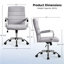 Chaise de bureau à dossier moyen avec accoudoirs pivotant à 360 ° Wanetta-1937101399