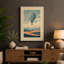 Balloon Over Mountains Retro - Wrapped Canvas-188443044-188443051