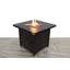 Foyer de table en acier au propane / gaz naturel H 25 po x l 30 po