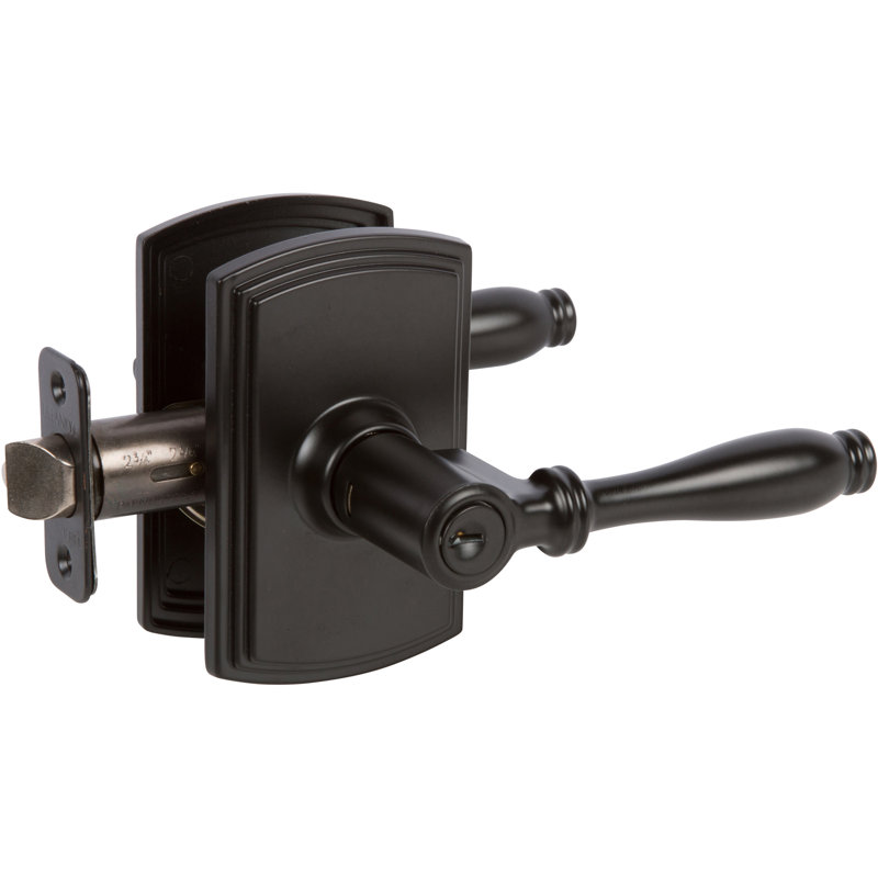 Sorado Keyed (Entry) Door Lever, Black