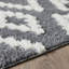 Tapis d'intérieur bleu en polyester tissé à la machine Eliot-655639947