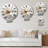 Fractal Flower Tender White Sensitivity II Metal Wall Clock-93396003