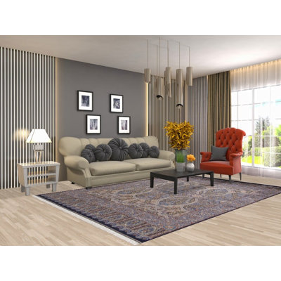 Traditional Living Room Area Rug 7x10