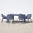 Farrah 70" W Extendable Plastic 7-Piece Patio Dining Set-700335475