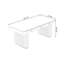 Bureau blanc avec tiroirs en pierre blanche avec tiroirs-2103843179