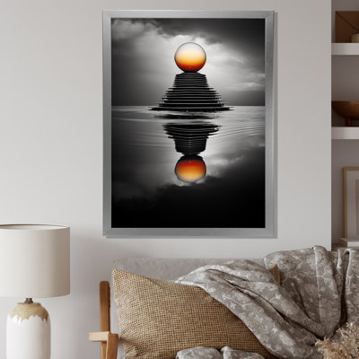 Grayscale Rainbow Reflection - reproduction sur toile