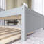 Lit plateforme en bois avec lit gigogne-1138279873