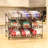 Syreeta 16" x 12.5" x 10" Wire Rack for Countertop Use with 3 Open Shelves, Black