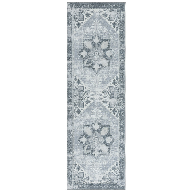 Mubarik Performance Machine Washable Oriental Rug, Runner 2'6" x 8'