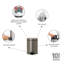 Brabantia NewIcon 5L Soft Closing Pedal Bin-126075294