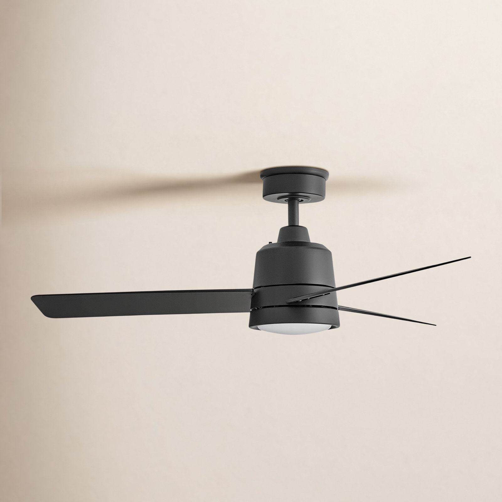 48'' Ceiling Fan with LED Lights, Matte Black