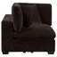 Canapé d'angle modulaire Lahe, pieds fuselés, tissu-99518034