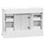 Vanities(Must include both Vanity Cabinet  and Sink), 47.8 Inch White MDF Vanity with 6 Drawers