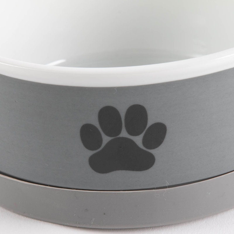 Bol pour animal de compagnie, gris, Petit (2 po)