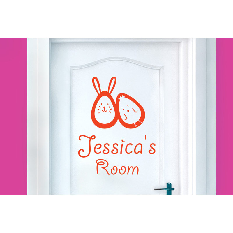 Animals Wall Decal, Orange