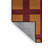 Machine Washable Trellis Red Area Rug