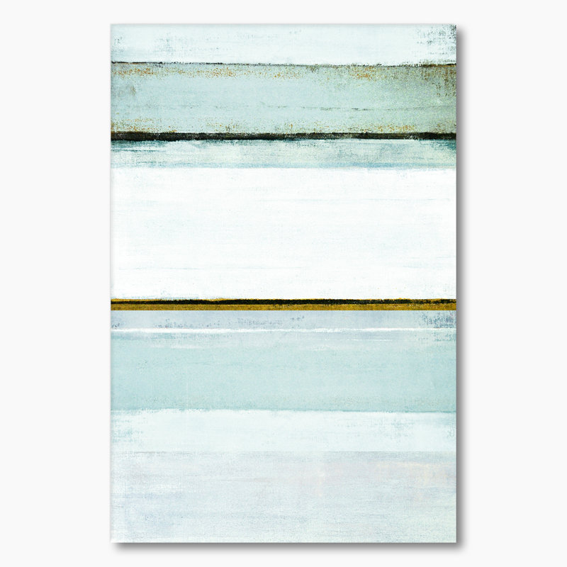 Art moderne gris et bleu II 2PT47775, H 20 po x l 12 po x P 1 po