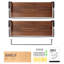 Ensemble de 2 tablettes murales flottantes-982900104-982900149