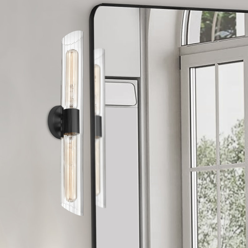 Éclairage pour meuble-lavabo 2 lumières Samantha, Noir