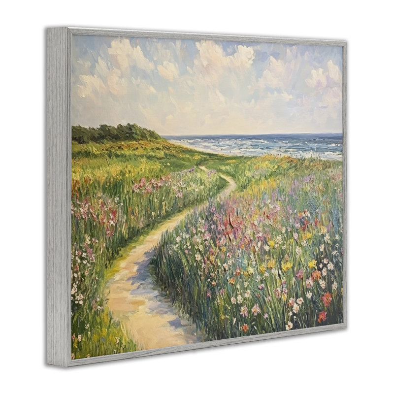 Impression impressionniste, dessin par Petal Prints Design, Estampe numérique Farmhouse, H 24 po x l 30 po