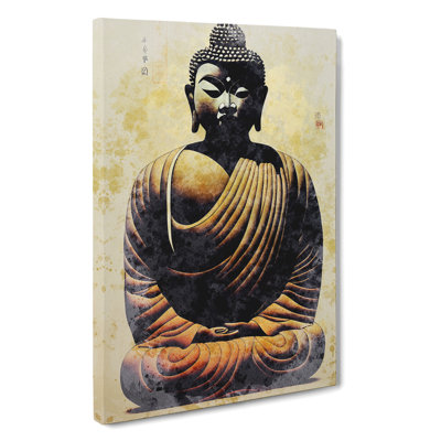 Mesmerising Buddha - Wrapped Canvas