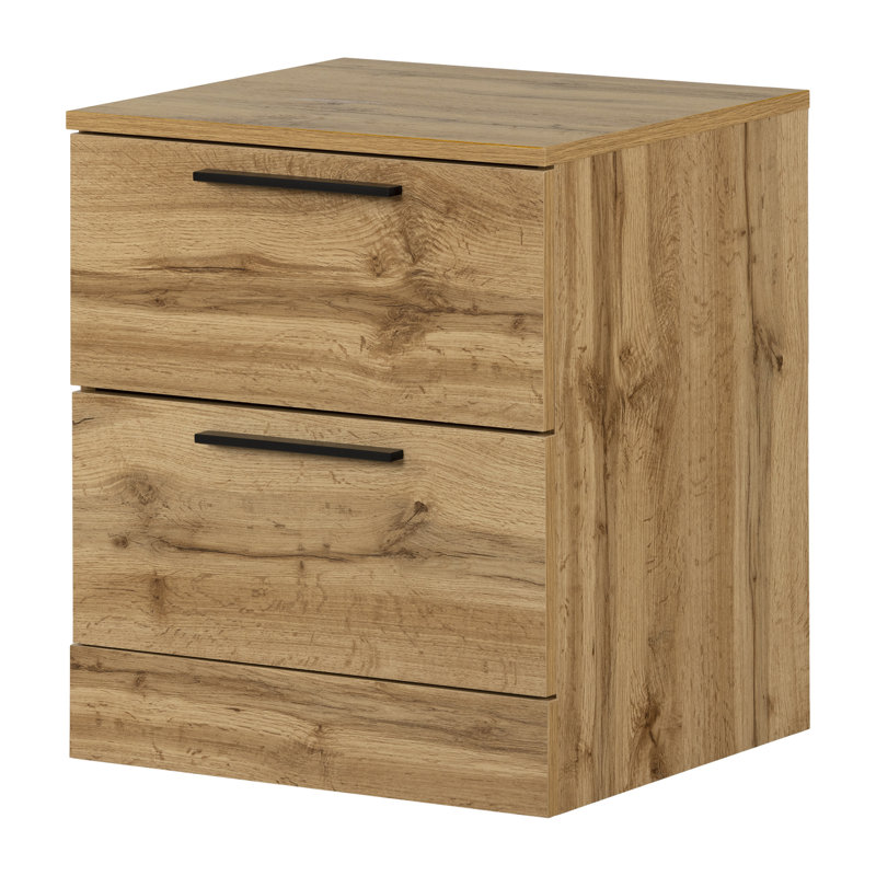 Step One Essential 2 - Drawer Nightstand, Brown