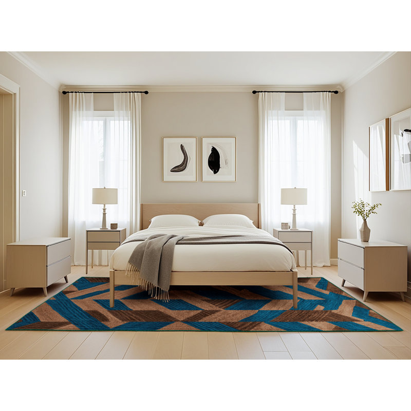 Tapis lavable à la machine Botanica, Rectangle 5 pi x 8 pi