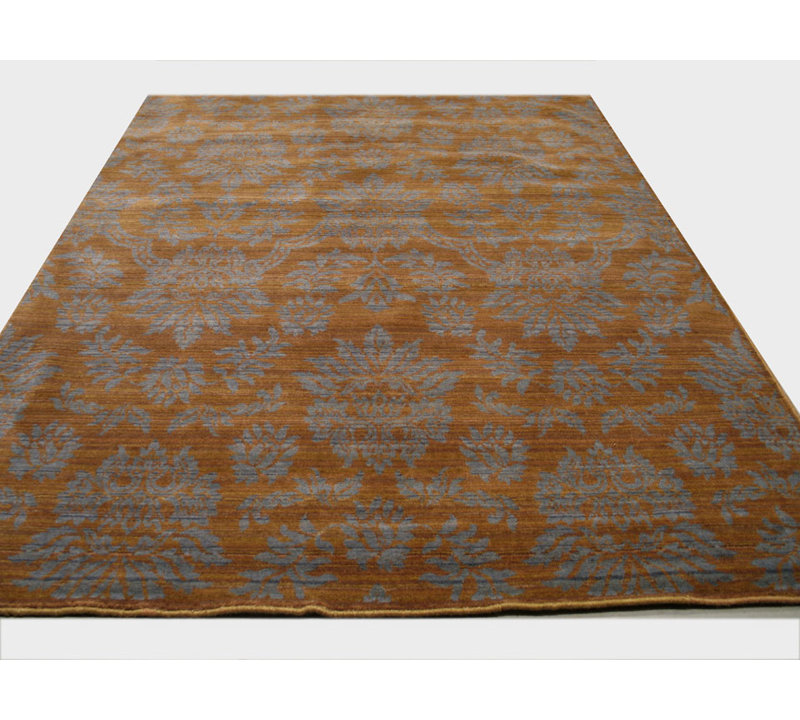 Tapis floral en laine Ruby Inviting