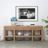Capri 81.5'' W Solid Wood Console Table