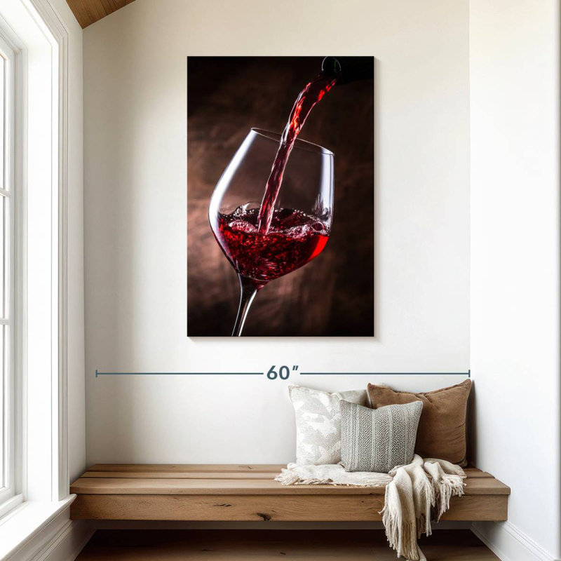 Vin rouge classique Yarlin, H 45 po x l 30 po