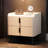 Modern Nightstand With 2 Spacious Drawers, Marble-Pattern Tabletop, And Scratch-Resistant Legs For Bedroom Or Living Room-1027322968
