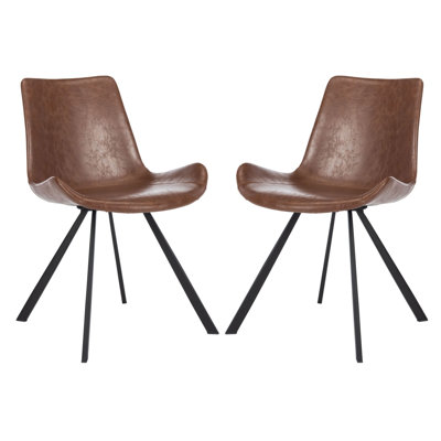 Saddle Upholstered Side Chair by Brayden Studio