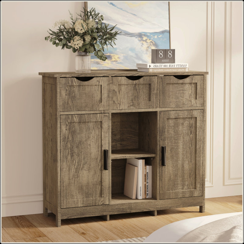 Storage Cabinets,Wooden Floor Cabinet,With Drawers And Shelves Storage Cabinets,Accent Cabinet For Living Room,Bedroom,Bathroom Furniture Home Decor