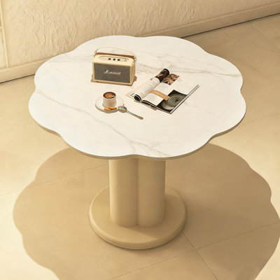 Cream Octagon Sintered Stone Dining table