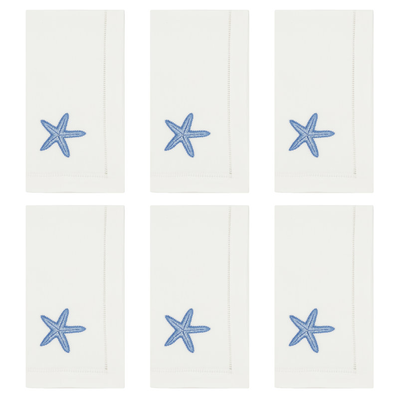 Serviette carrée 100% coton The Broderie