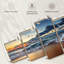 Ensemble 5 pièces Sea Cloudscape sur toile-714004920