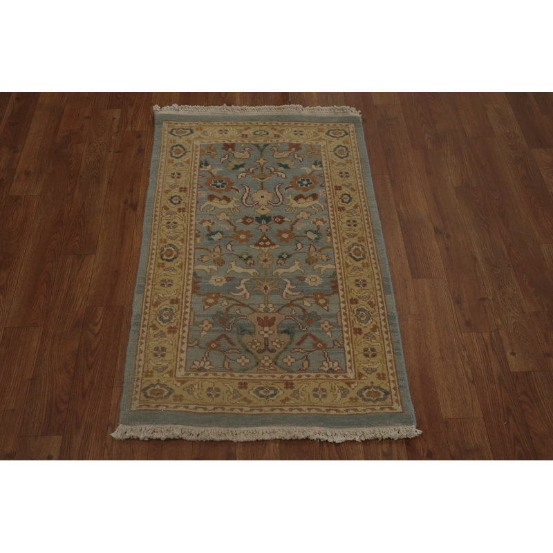 Tapis oriental antique à motif floral Ziegler 2 x 3