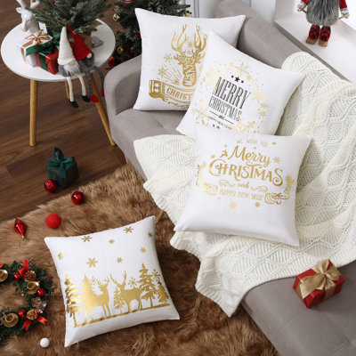 Housse de coussin en velours Hartger