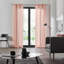 Heaton Linen Sheer Single Curtain Panel-45328432-45328439
