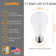 12 Watt (75 Watt Equivalent), A19 LED Non-Dimmable Light Bulb, Daylight E26/Medium (Standard) Base