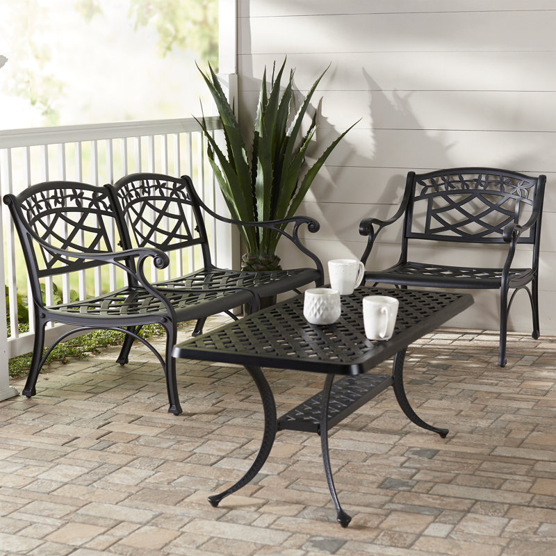 Polebridge 2 - Person Patio Conversation Set with Cushions