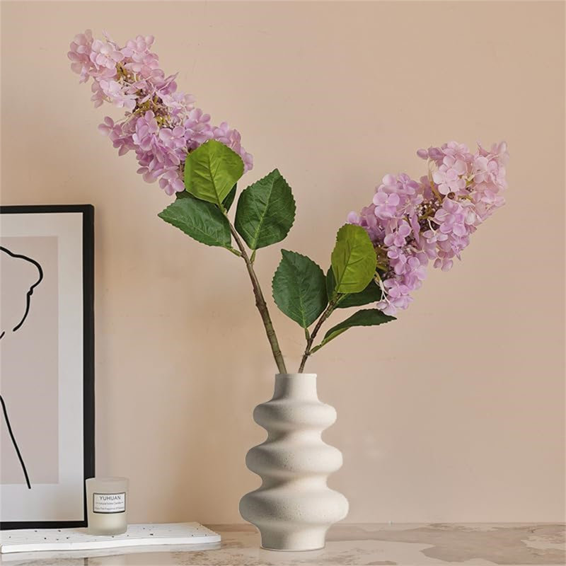 Flagler Ceramic / Porcelain Table Vase, White