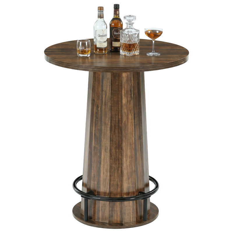 Table de bar 37,4 po avec repose-pieds