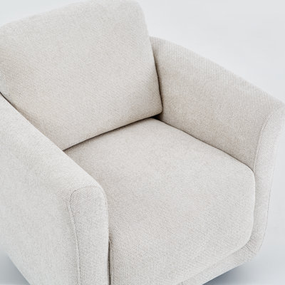 Scottie Upholstered Swivel Barrel Chair