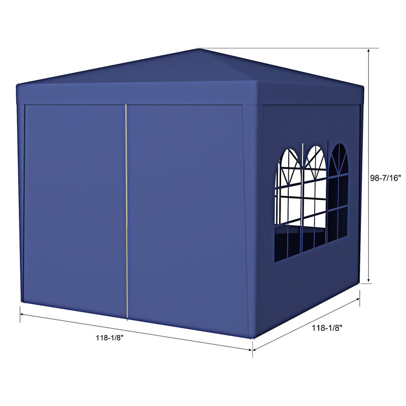 Auvent de mariage pour l'extérieur, Bleu