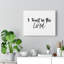 I Trust In The Lord - Wrapped Canvas Print-536417024