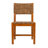 Willowbrook Solid Wood and Natural Woven Seagrass Rope Dining Chair-108988251